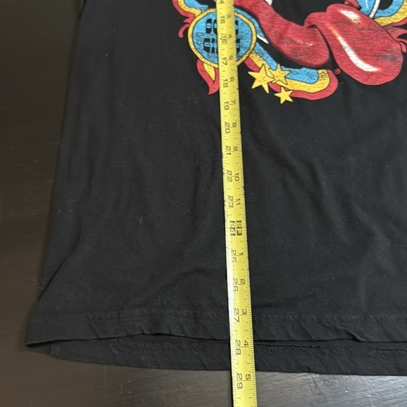 The Rolling Stones Black Graphic T-Shirt with Colorful Design - Picture 3 of 6